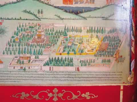 壁畫(huà)中的羅布林卡9