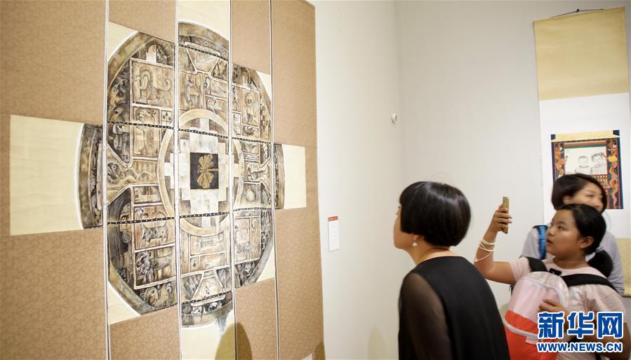 （文化）（1）“雪域祥云——西藏布面重彩畫展”在京開(kāi)幕