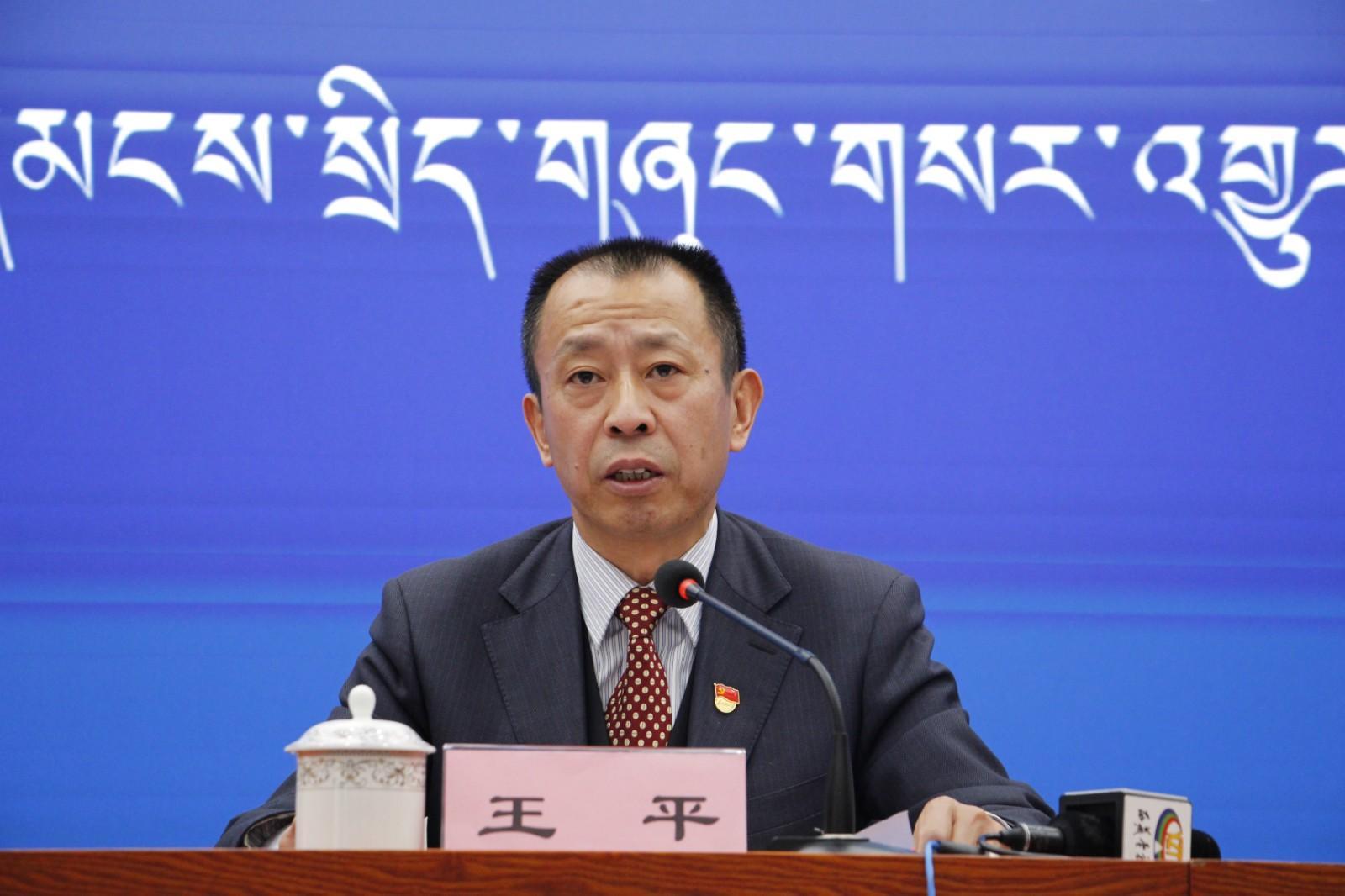 新聞發(fā)言人：西藏自治區(qū)水利廳黨組成員、副廳長(zhǎng)王平.JPG