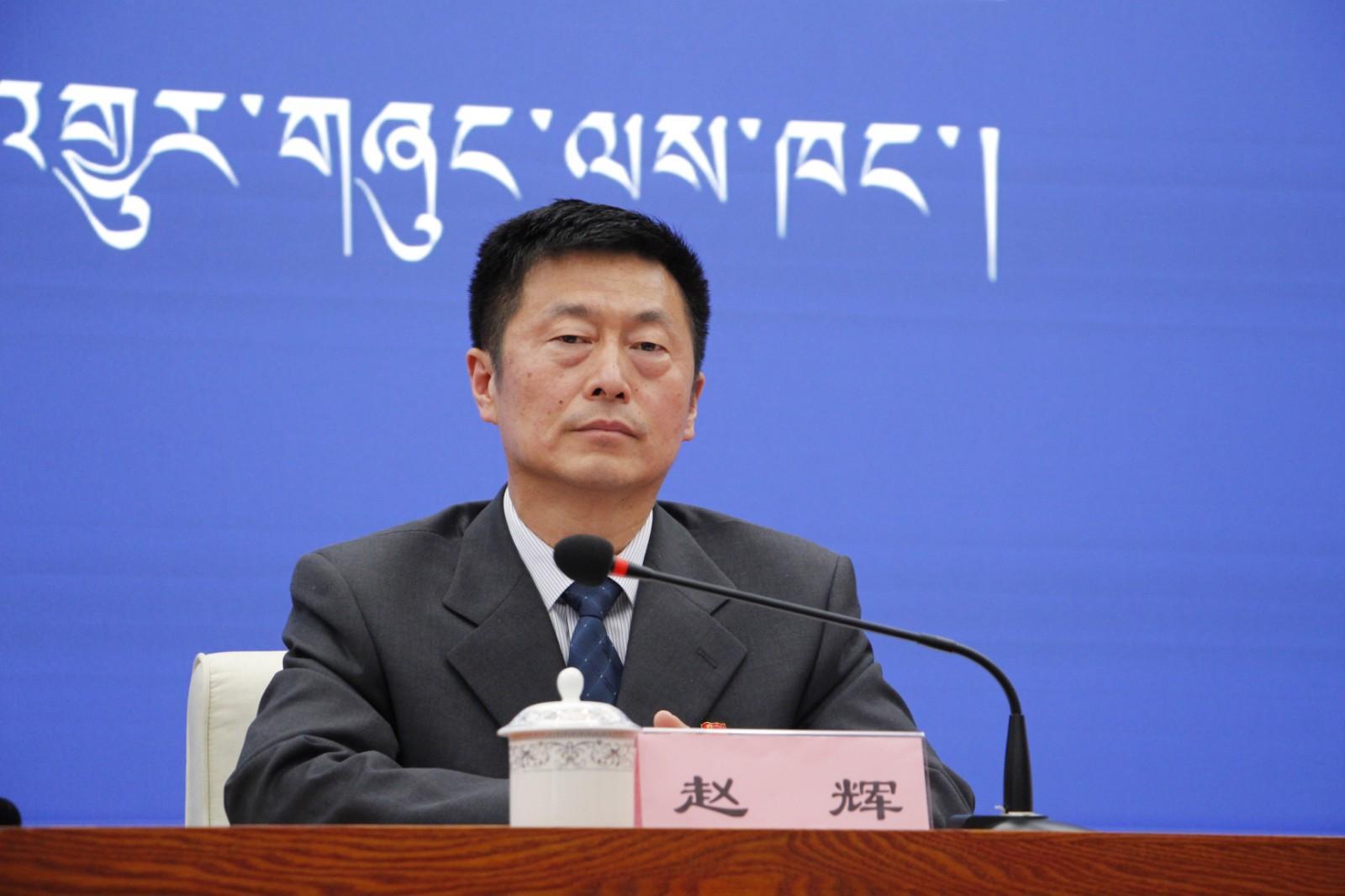 新聞發(fā)言人：西藏自治區(qū)水利廳黨組成員、副廳長(zhǎng)趙輝.JPG